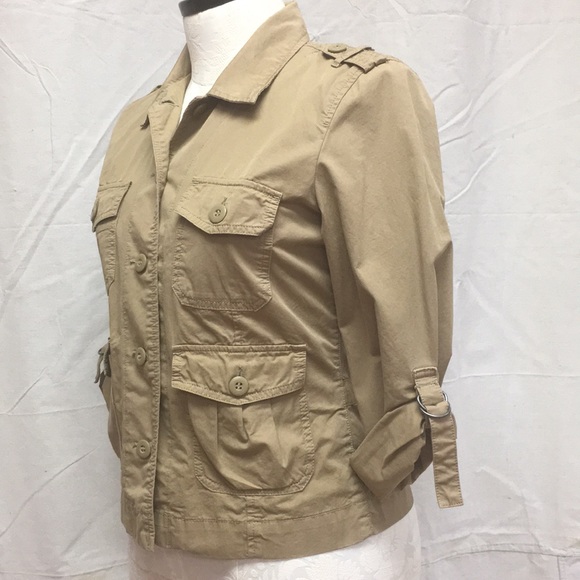 Large Lightweight Khaki Jacket by Lucky Brand NWT - Picture 3 of 8